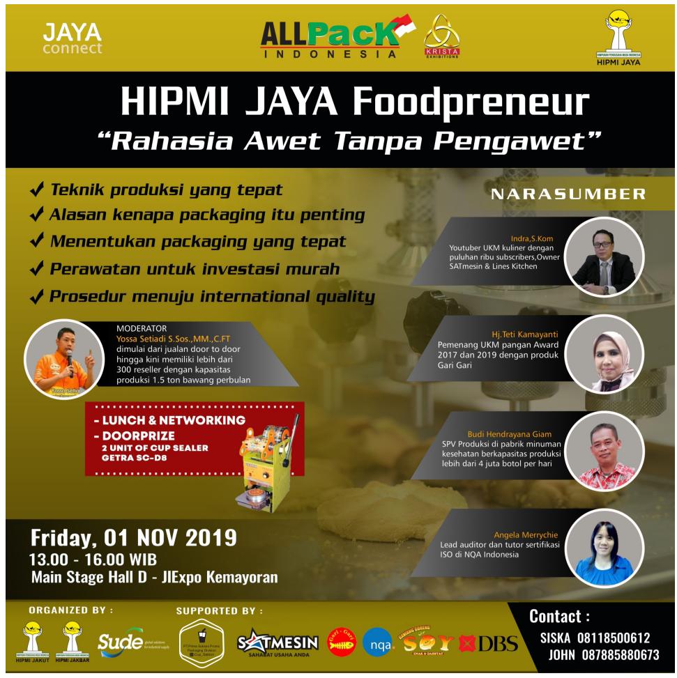 HIPMI Foodpreneur: Rahasia Awet Tanpa Pengawet